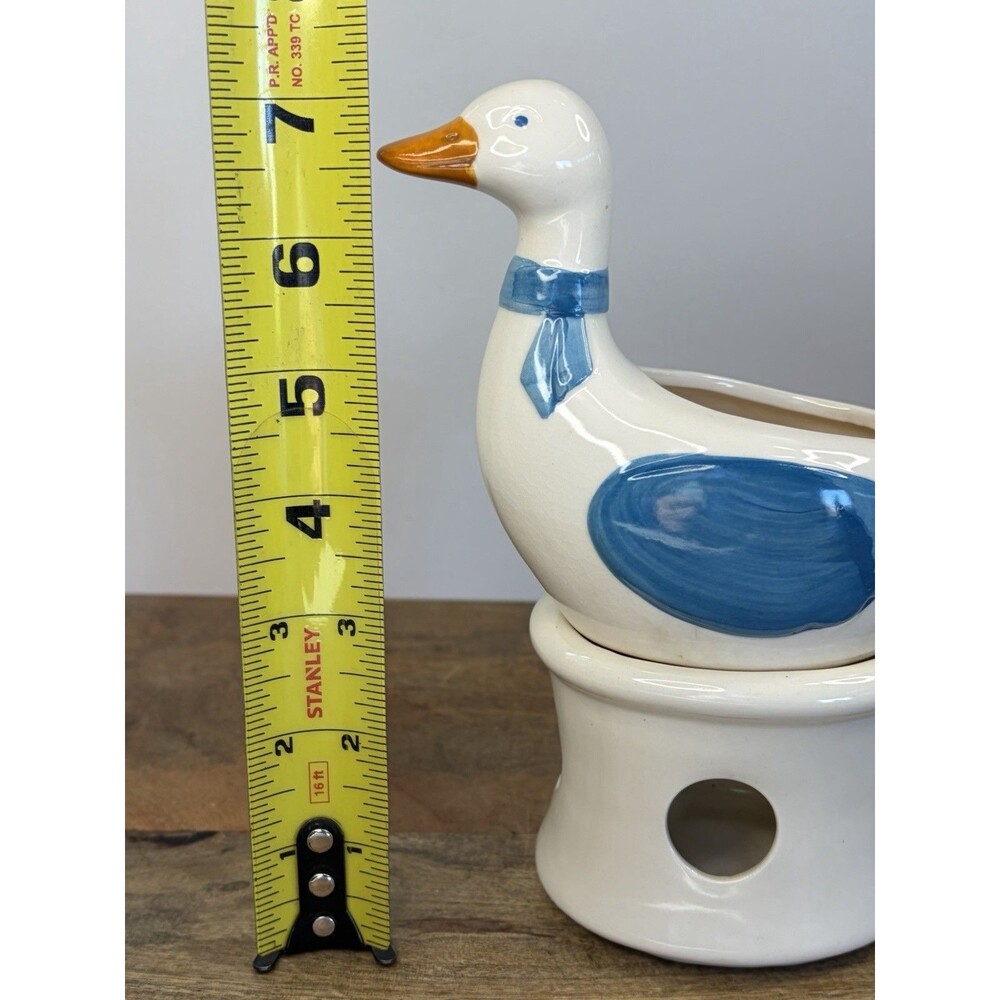 Vintage Goose Tea Light Wax Warmer Rare Grandma Core Geese Duck - Picture 9 of 10